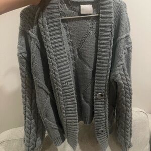 The Tortured Poets Department Gray Cardigan
